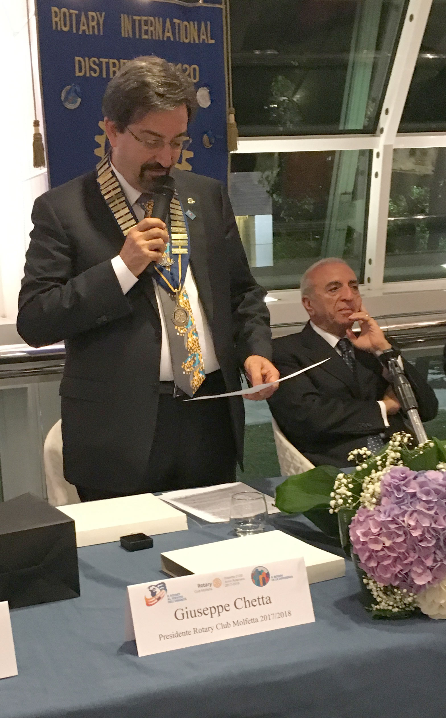 Giuseppe Chetta presidente Rotary Molfetta